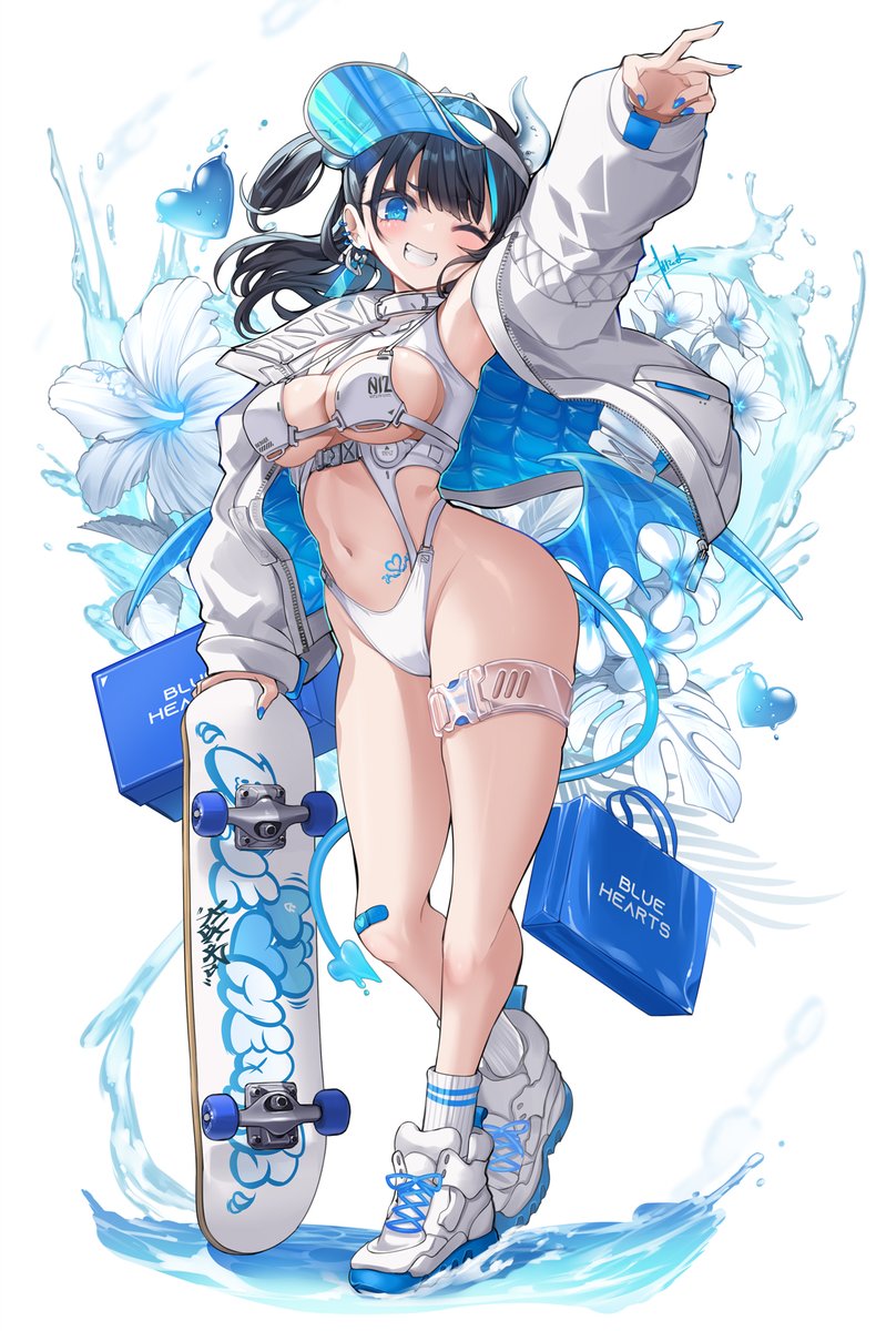 「#なんの脈絡もなく水着イラストを再掲して最近フォローしてくれたフォロワーを怖がら」|T-TRACK★C101新刊委託中のイラスト
