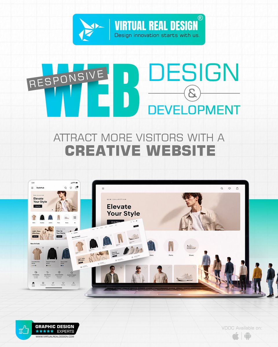 VRD40's tweet image. #VRD builds responsive, high-performing websites that attract visitors, engage users, and turn clicks into customers.

📩 𝘿𝙈 𝙛𝙤𝙧 𝙦𝙪𝙚𝙧𝙞𝙚𝙨
🌐 virtualrealdesign.com

 #WebDesign #WebDevelopment #ResponsiveDesign #WebsiteDesign #UIUXDesign #DigitalMarketingAgency