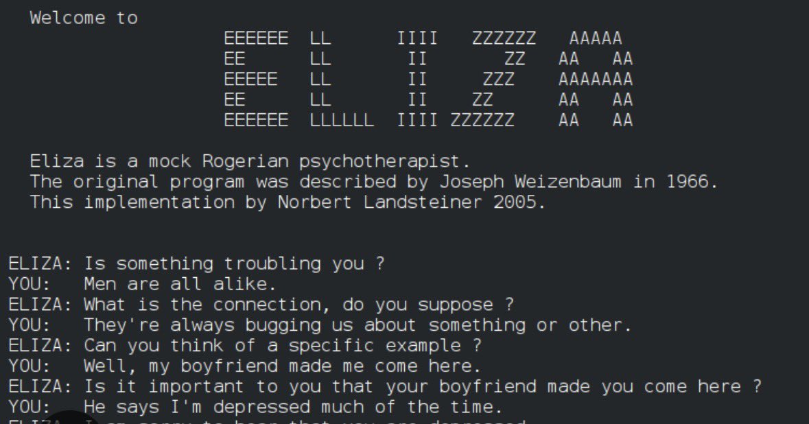 erMridusmita's tweet image. Have you heard about ELIZA ? #firstchatbot #therapist