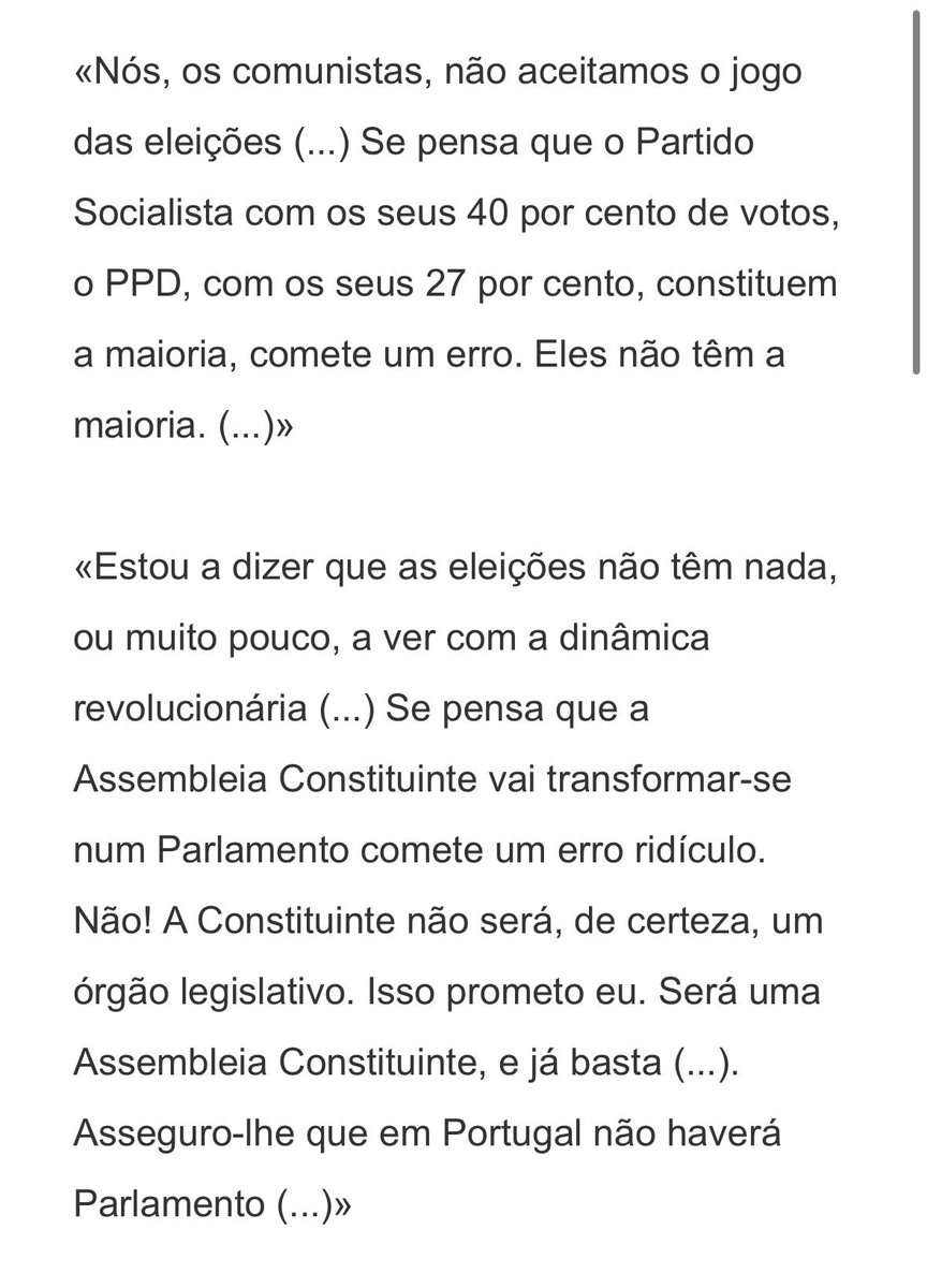 O festejo do 25 de abril por parte de comunistas em nada tem a ver com a liberdade e democracia.
Álvaro Cunhal que o diga. Comunistas festejam a queda do regime salazarista, não o início do caminho para a democracia.