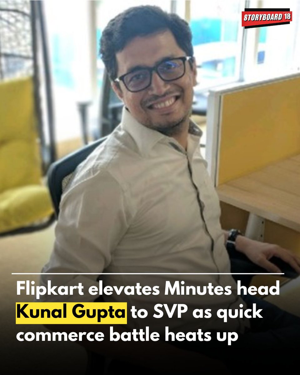 Storyboard18_'s tweet image. Flipkart promotes Kunal Gupta to senior vice president as it doubles Minutes dark stores to 1600 and plans a standalone quick commerce app amid rising competition.

@Flipkart 

Read More: tinyurl.com/7k4bjr9w

#ecommerce #flipkart #flipkartminutes