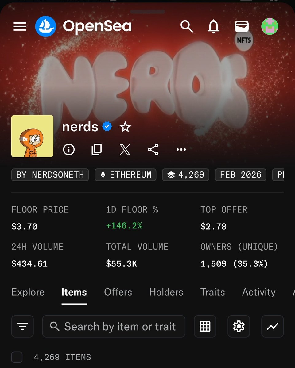 Looks like <a href="/nerdsoneth/">nerds</a> is having a pretty good pump today... 

What's the occasion? 🤔