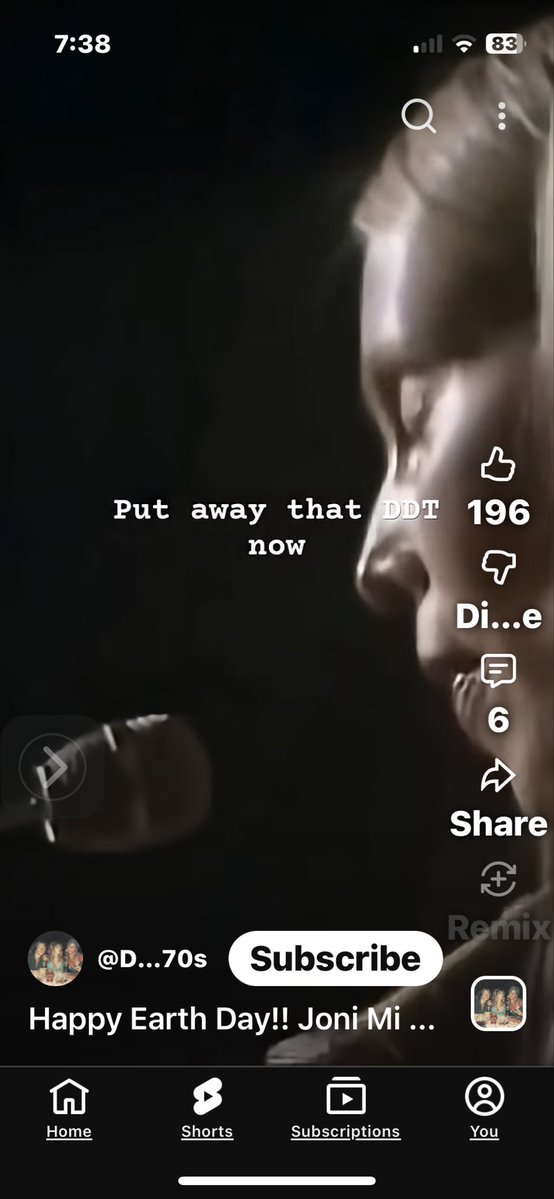 ink7's tweet image. ‘Happy Earth Day!! Joni Mitchell!’
#earthday #earth #jonimitchell #70smusi... youtube.com/shorts/TMdjNn8… via @YouTube
“Hey farmer #farmer 
Put away that #DDT “
#organicfarming