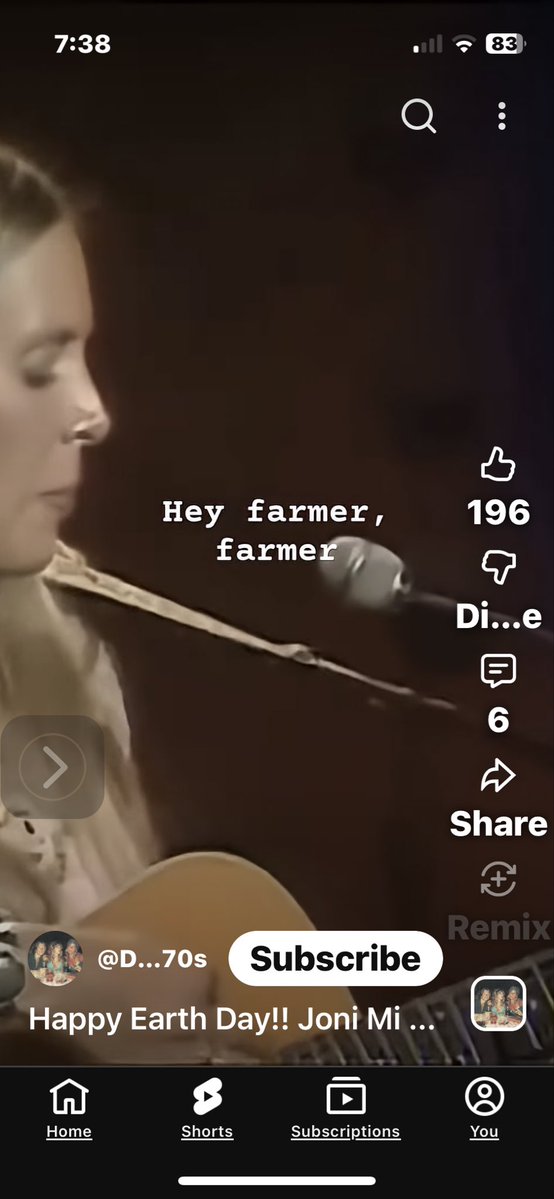 ink7's tweet image. ‘Happy Earth Day!! Joni Mitchell!’
#earthday #earth #jonimitchell #70smusi... youtube.com/shorts/TMdjNn8… via @YouTube
“Hey farmer #farmer 
Put away that #DDT “
#organicfarming