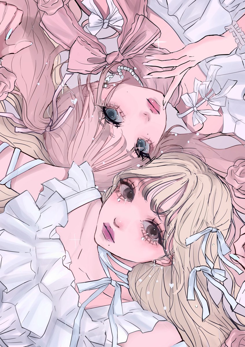 chan_chikame's tweet image. 🎀🩵🩷
#illustration #イラスト