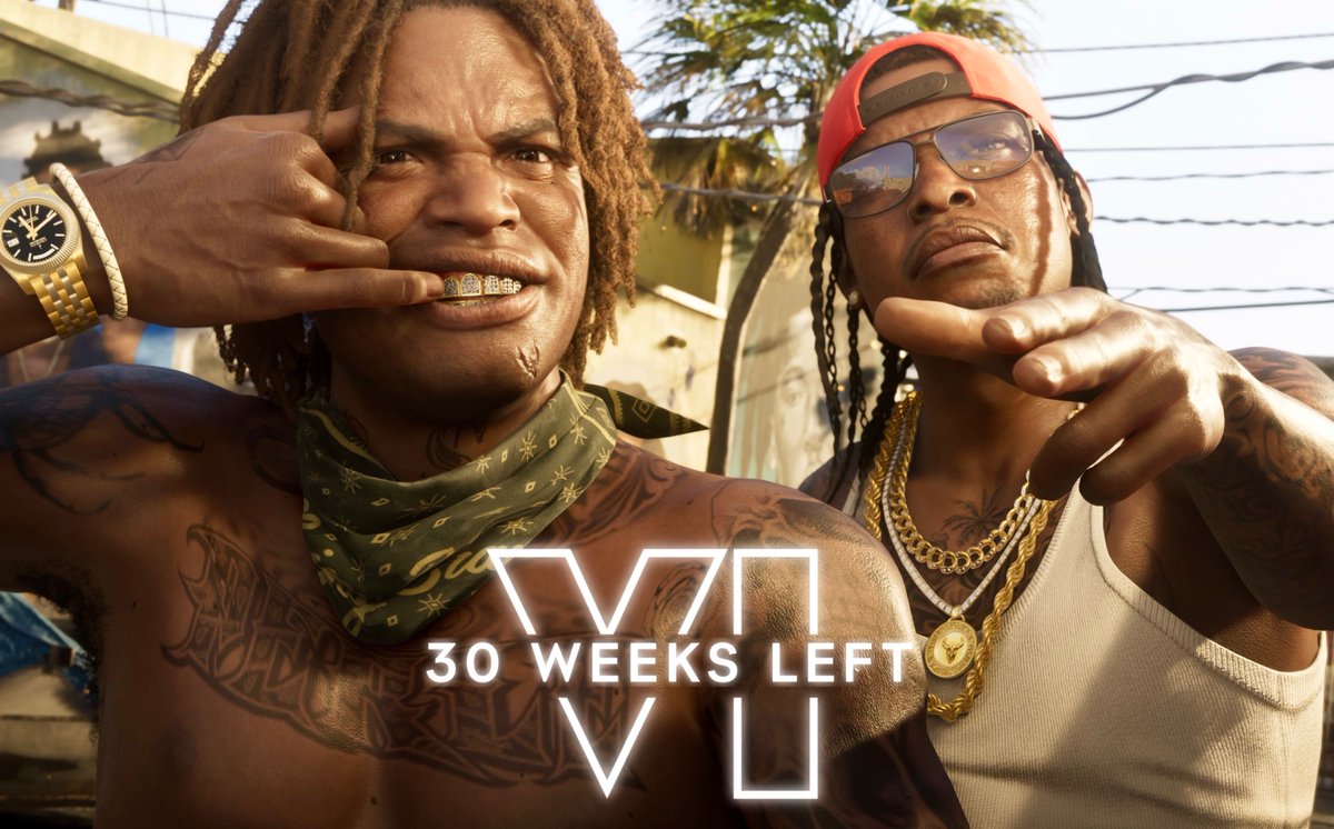GTA 6 officially launches in under 30 weeks!