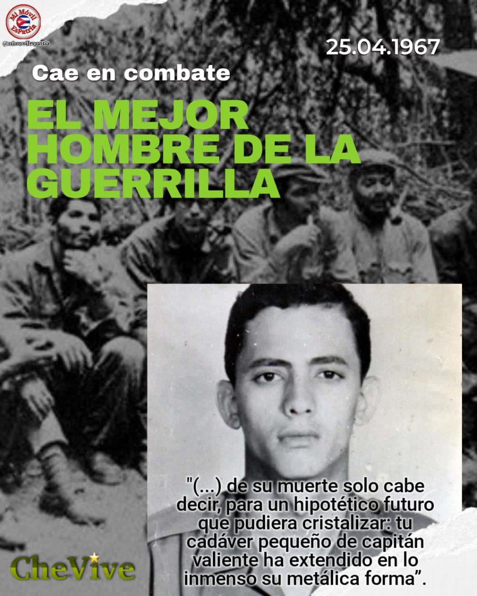 <a href="/mimovilespatria/">mimovilespatria</a> El ¡Capitán San Luis! "EL MEJOR HOMBRE DE LA GUERRILLA!. 
#CheVive
#MiMóvilEsPatria