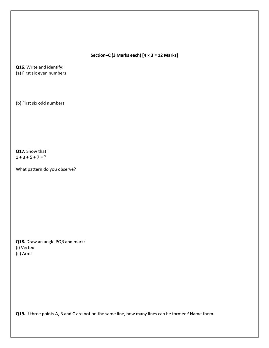 siddhi_tutorial's tweet photo. Todays Weekly Test VI CBSE
Ganita Prakash
patterns in Mathematics and Lines &amp; Angles
#siddhitutorials #siddhitutorialsbhubaneswar #siddhitutorialskalingavihar #bhubaneswar https://t.co/wh8DzxRmGd