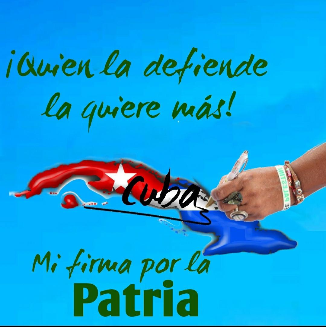 #MiFirmaLaPatria #CubaEstáFirme #CubaVencerá <a href="/UCLVCU/">UCLV 🇨🇺</a> <a href="/HumanidadesUCLV/">Humanidades UCLV</a>