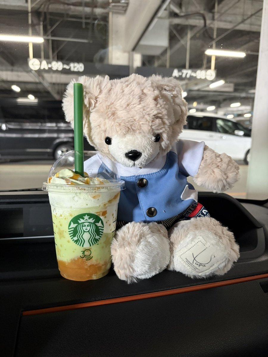 nabe19ikko's tweet image. 今日はイオンレイクタウンにシェリちゃんを求めて🚙💨
遅刻したけど無事ゲッチュ🫶
フラペチーノofメロンofメロンを添えて🍈

@pupu_original
@pupu_private
#ププ
#Pupu