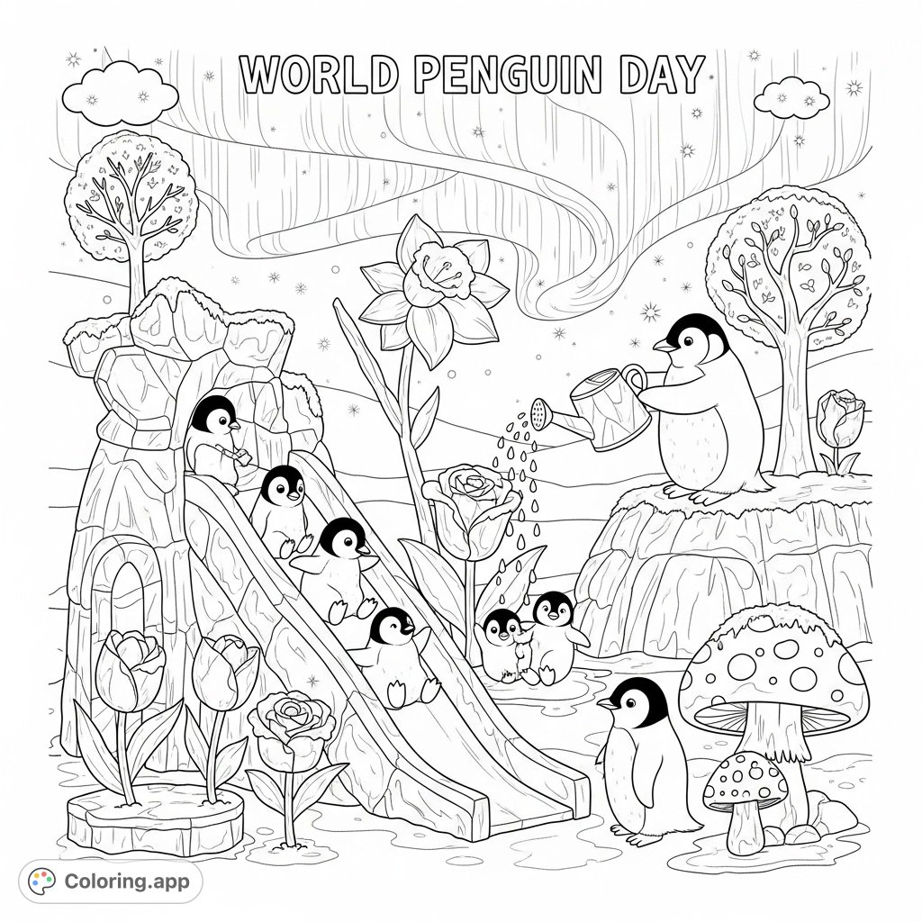 coloringdotapp's tweet image. Just dropped: a stunning Penguin Family's Spring Ice Garden design waiting for your colors!

🎨 coloring.app/gallery/pages/…

#coloring #creativity #penguins #arctic