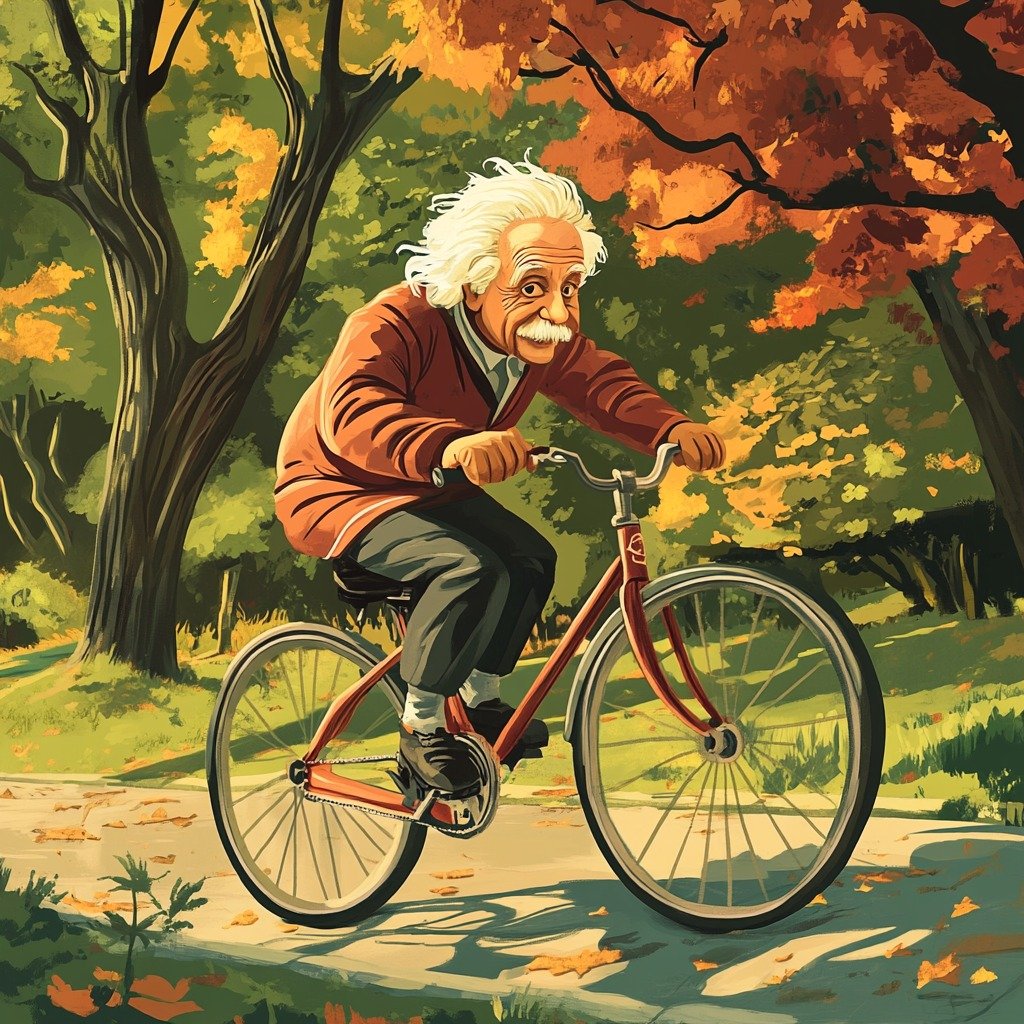 “La vida es como andar en bicicleta. Para mantener el equilibrio debes seguir avanzando.”

- Albert Einstein