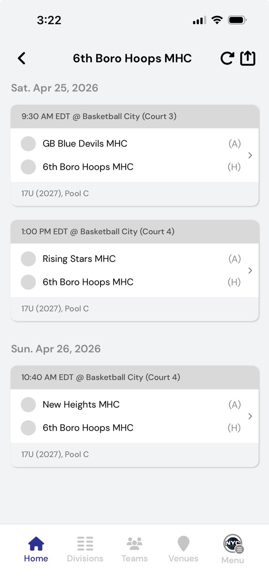 FBRecruitment's tweet photo. Big weekend for FBR student athletes:

NYC Clash @madehoops event will be a movie!

@6thBoroHoops 17u

Ben Wolf 6’8” @benny_wolf2 

Levi Sack 6’1” @Levisack22 

Mike Kmetz 6’5” @MikeKmetz7 https://t.co/B5oAwDxSE3
