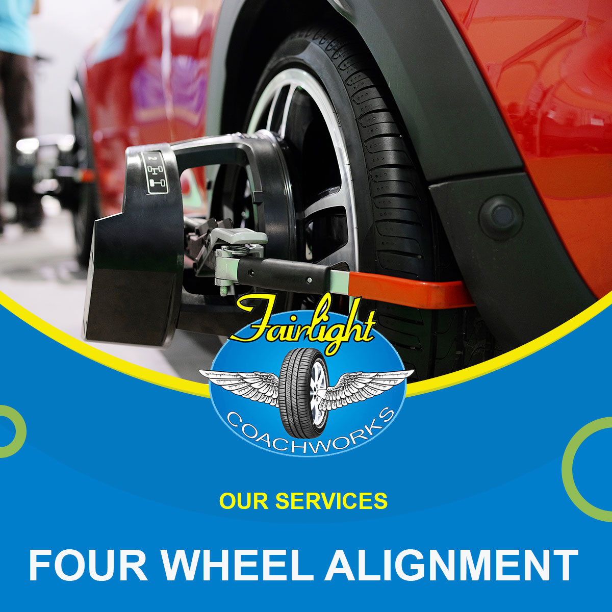 FairlightCwrks's tweet image. We have the latest, state of the art four-wheel alignment equipment to adjust your vehicles wheel and suspension alignment, ensuring we can handle the complexities of suspension geometry on today’s complex vehicles. 🚗

#WheelAlignment #FourWheelAlignment #VehicleMaintenance