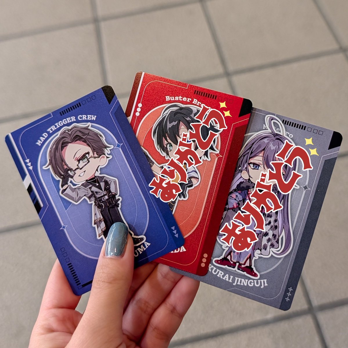 Cielo_yyi's tweet photo. 【交換】ヒプマイ ラフォーレ 原宿 購入 特典

譲→銃兎
求→空却

4/27(月)渋谷お手渡し、郵送も可能です。
検索からもお気軽にお声掛けください。 https://t.co/mnWxYXbNvi