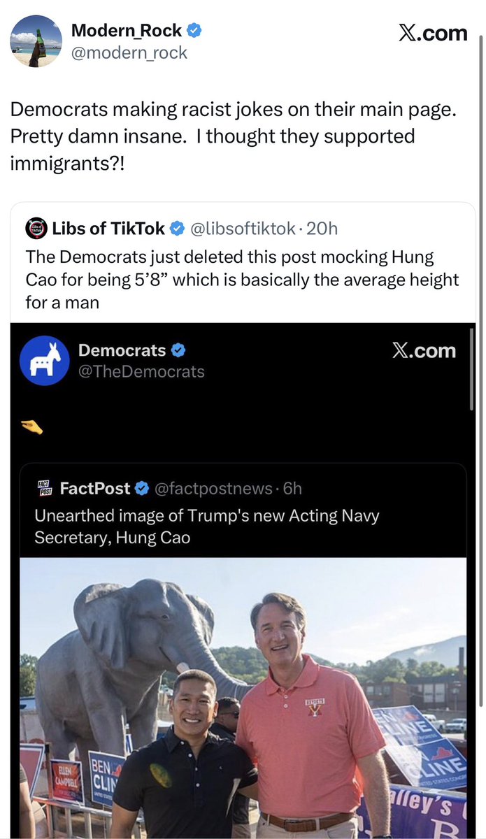 <a href="/DavidJHarrisJr/">David J Harris Jr</a> Yes because democrats are a bunch of racists. And so he called them out on it ! Damn u guys are so stupid