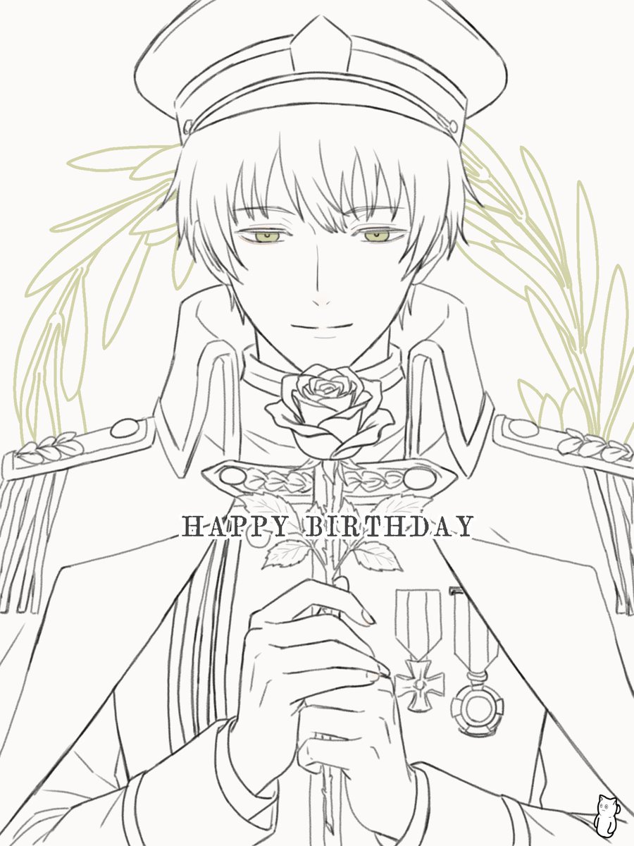 この度もお茶会開催ありがとうございます💐💐

ウィリアムさん～お誕生日おめでとございます～ハッピー💐💐💐💐

#あわいの民エアお茶会
#ウィリアム誕生祭