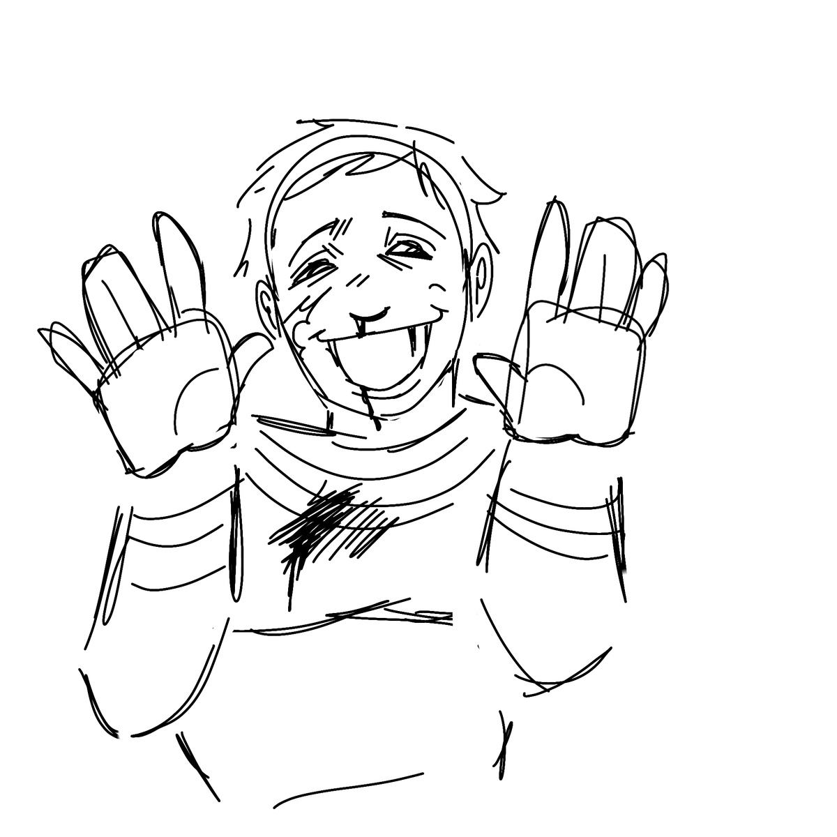 valentineO08's tweet image. Doodle before bed
#bullseye