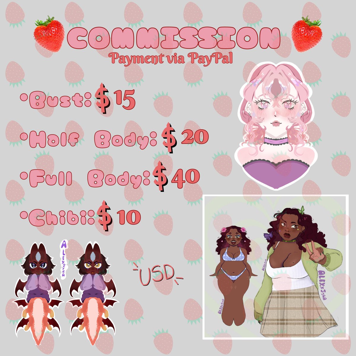 Vgen☆•𝚂𝚝𝚛𝚊𝚠𝚋𝚎𝚛𝚛𝚢•★•OPEN COMM•☆ tweet media