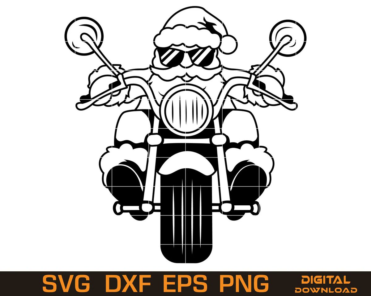 JannateySpark's tweet image. Biker Santa SVG – Motorcycle Christmas Line Art (Digital Download)
  #artㅤㅤㅤㅤ #vector #liner #graphic #GraphosCc #everyone #degine  #everyone #Folllow  #biker