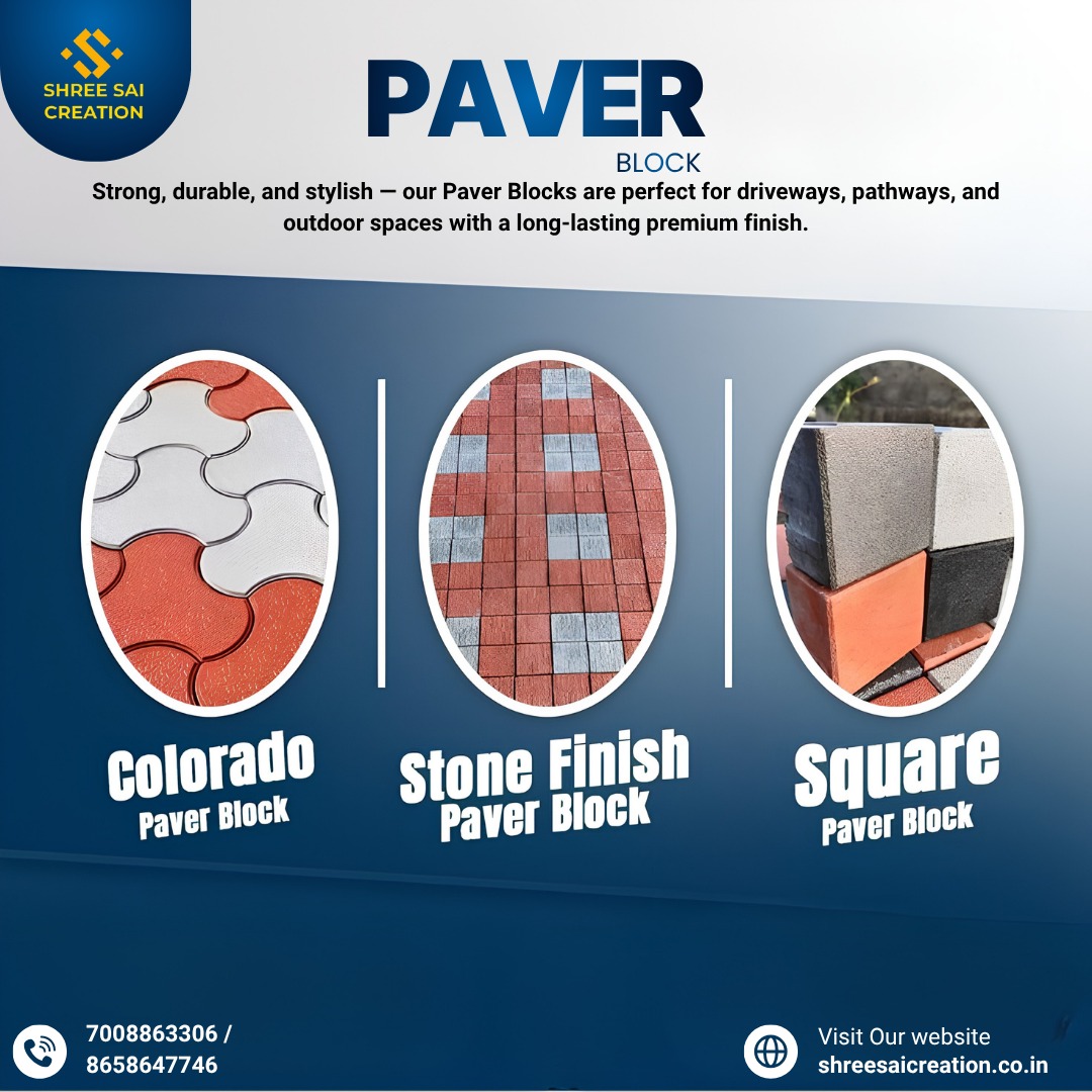 shreesaicreati3's tweet image. Style meets strength in every block. Perfect choice for homes, gardens, and commercial spaces.
Visit our website... shreesaicreation.co.in
or contact us: +91-7008863306 / 8658647746
#ShreeSaiCreation #PaverBlocks #PremiumQuality #OutdoorFlooring #Landscaping #GardenDesign