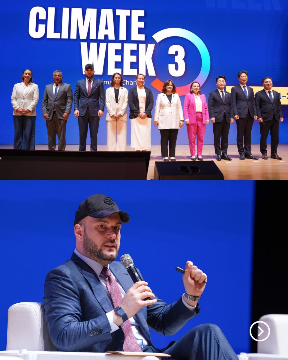 hlcchampions's tweet photo. We’re leaving Climate Week 3 in Yeosu with a clear mission: making climate action work for people in their daily lives.

Over the last few days, COP31 Climate High-Level Champion @samedagirbas has been on the ground, moving beyond the conference rooms to see where real solutions are being built.

As we look toward COP31 in Antalya, we are accelerating the partnerships that prove a safer, cleaner, and fairer world is possible today.