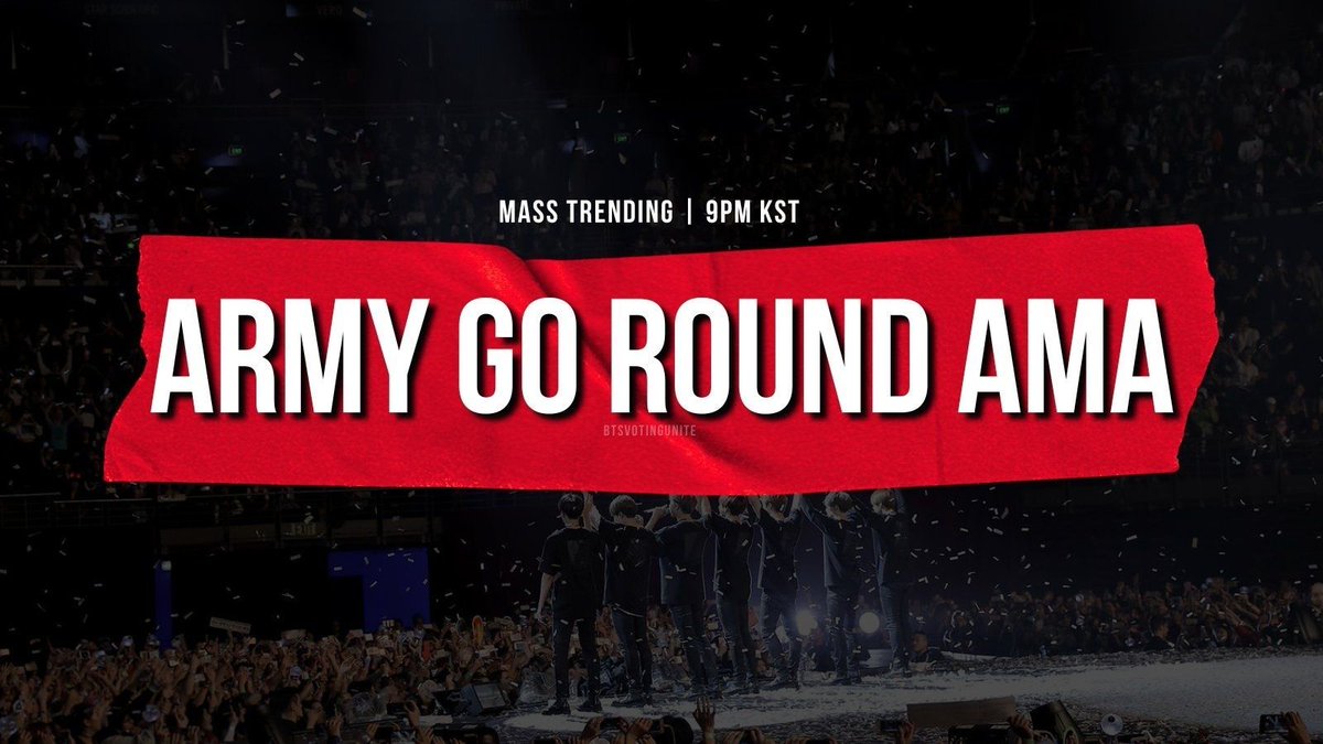 Bangtan7_Stream's tweet image. 📢 Mass Trending starts — READY

ARMY GO ROUND AMA
ARMY GO ROUND AMA
ARMY GO ROUND AMA
ARMY GO ROUND AMA
ARMY GO ROUND AMA