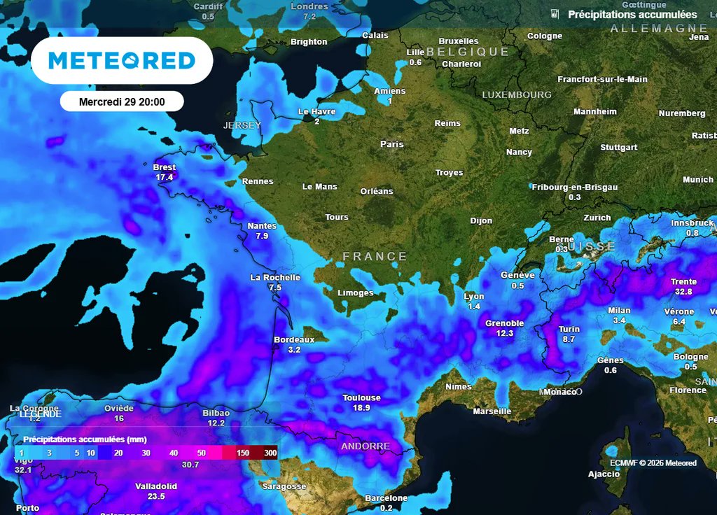 MeteoredFR's tweet image. ☀️ #Météo des prochains jours : le temps #sec va-t-il persister la semaine prochaine en #France ?

Tristan Bergen ⤵️
tameteo.com/actualites/pre…