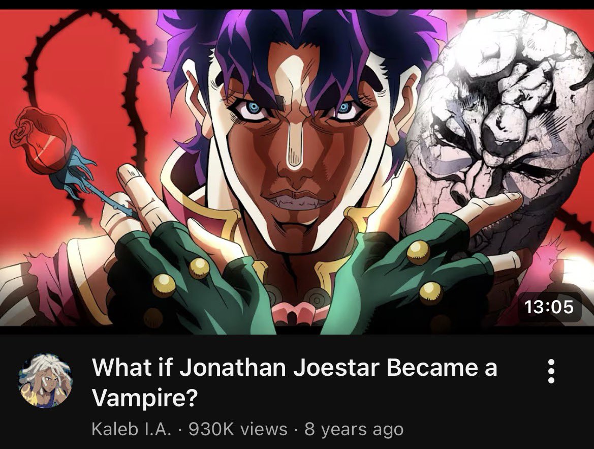 Jonathan “JoJo” Joestar tweet media