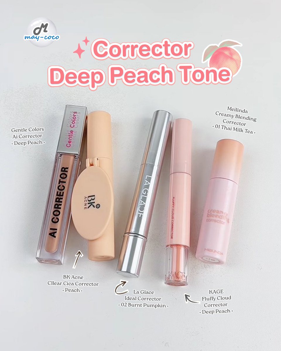mcmaycoco's tweet image. บอกลาใต้ตาคล้ำเป็นหมีแพนด้าไปได้เลย!
🍑 ลองเปิดใจให้คอเรคเตอร์สีพีช Deep Peach ชีวิตจะเปลี่ยนไปทันที

จากที่เคยคอนซีลเลอร์หลุดหรือใต้ตาดูเทา ผิวดูสว่างขึ้นก่อนลงคอนซีลเลอร์เลยล่ะ

#corrector #peachtone #คอเรคเตอร์