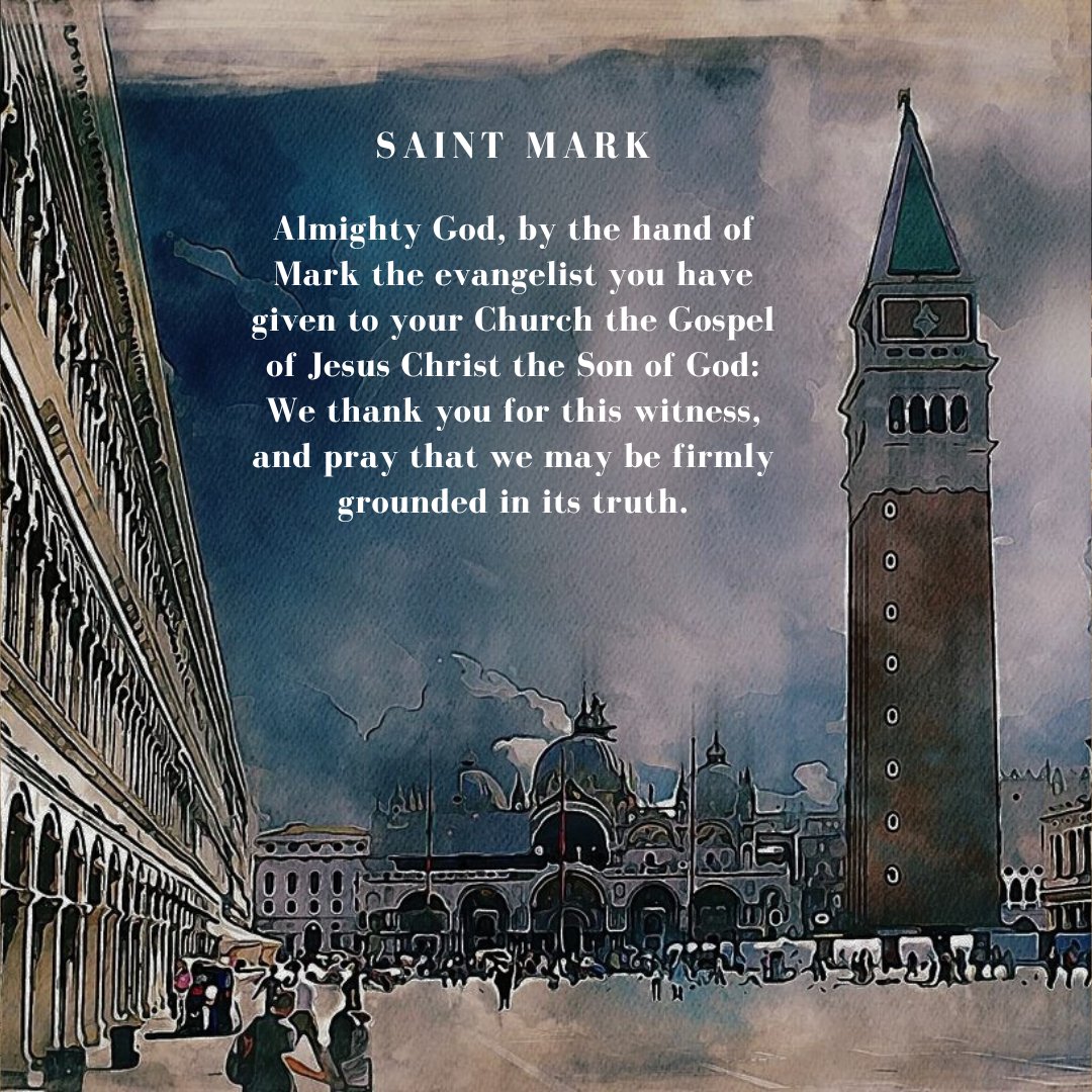 StAnneEpiscopal's tweet image. On the Feast of Saint Mark, evangelist and storyteller of the Good News, we give thanks for his witness to Christ. May we boldly proclaim the Gospel in word and deed. #Lent #StAnnes #EpiscopalChurch