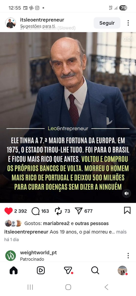 Uma das vítimas do 25 de Abril,  deu uma chapada aos Comunistas que o expulsaram, a ele e à Família Desfizeram todo o património que lhe roubaram, ele foi para o Brasil fazer crescer a economia Brasileira
Morreu e deixou a Fundação aonde se faz e estuda Ciência ao nível Mundial