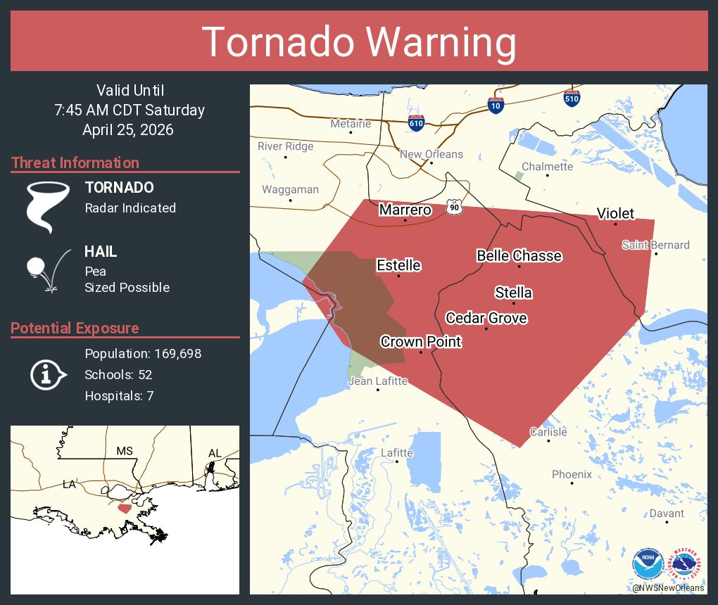 その他 TORNADO WARNING UPDATE | Tornado Warning for Southeastern Craighead County