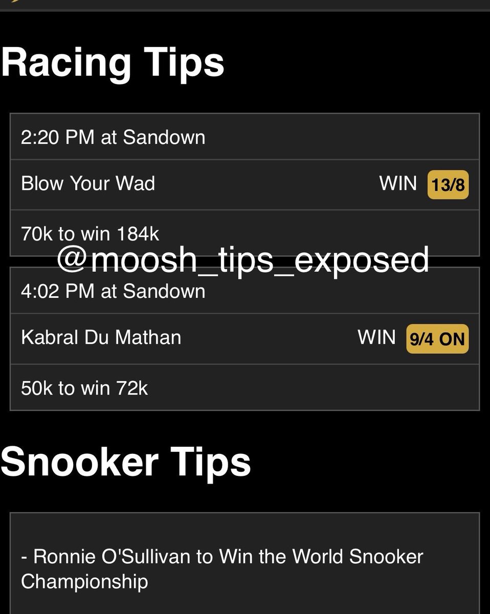 Dont join Moosh Tips tweet media