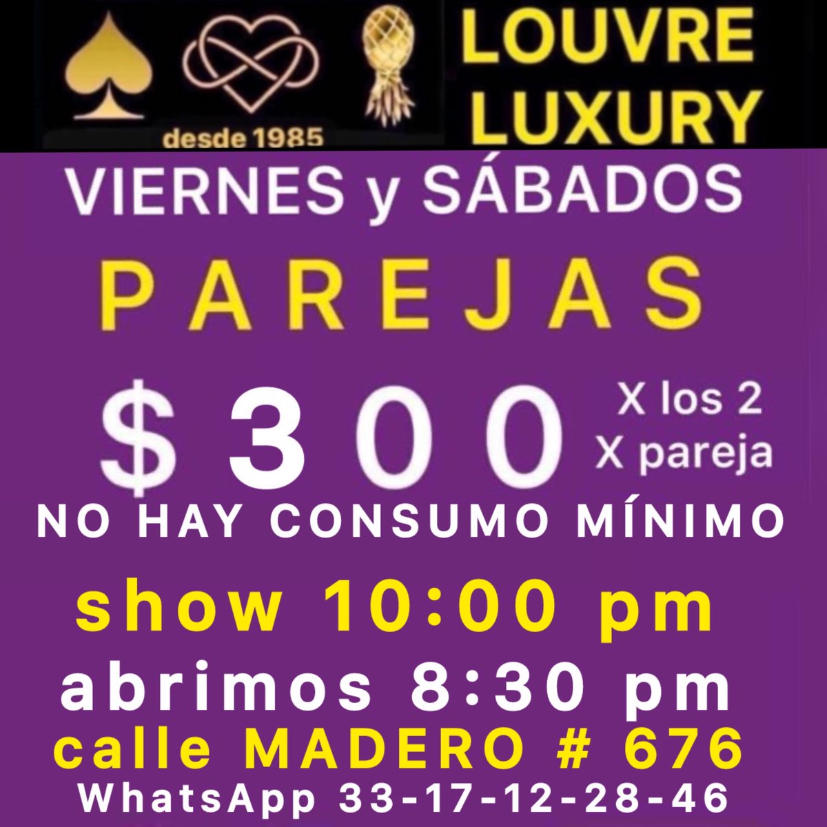 swinger cuckold club bar Guadalajara luxor louvre (@luxorswcuckold) on Twitter photo 
