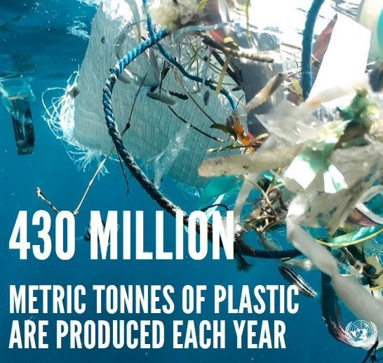 Inayat01's tweet image. Our oceans are becoming a trash heap, overwhelmed by plastic pollution.

It’s time to break the habit of single-use plastics. 
#ClimateChange 
#ActNow to #BeatPlasticPollution