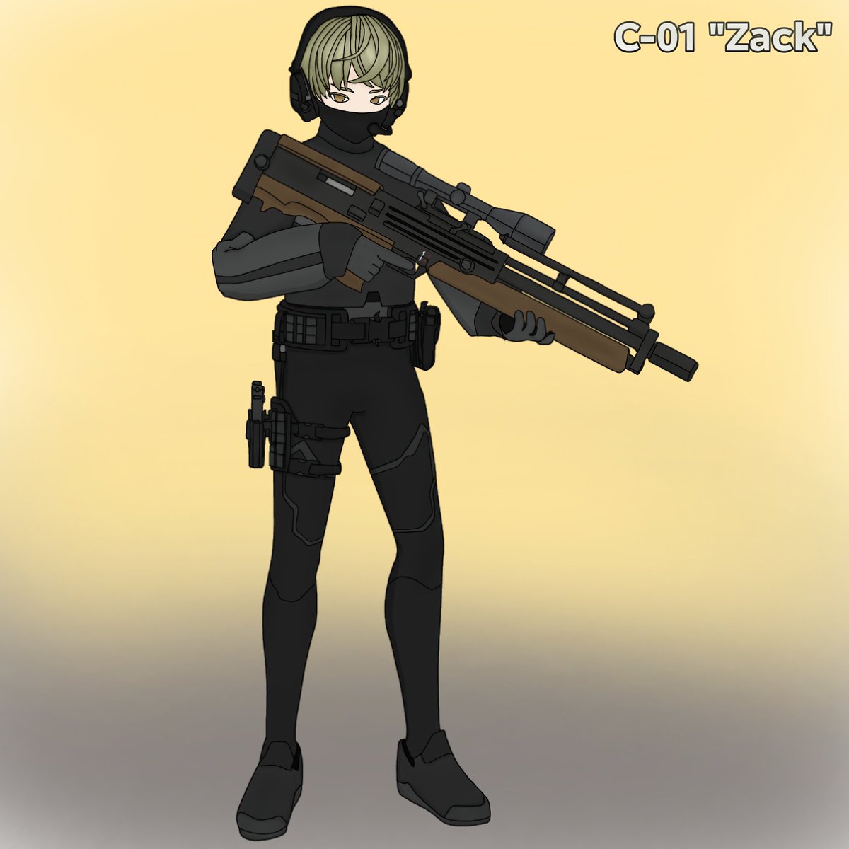 cyber1445's tweet photo. tactical Zack. Include neck gaiter version

#2dart #art #OC #tactical #tacticalart https://t.co/SQPnxGotDn