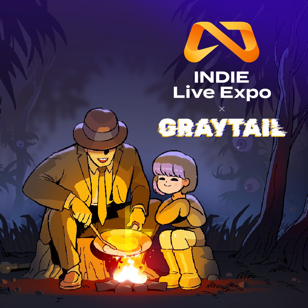 TeamConcode's tweet photo. 本日18:00 JST 放送の INDIE Live Expo に Graytail が参加します。 YouTube・Twitch・X Live などでご覧いただけます。 
@INDIELiveExpo #IndieLiveExpo #Graytail https://t.co/c8ENaD8LZw