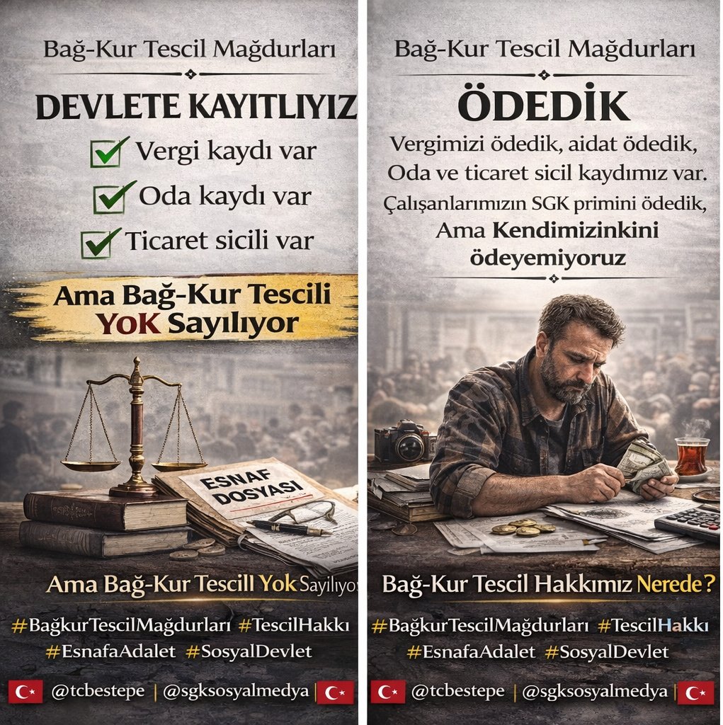 BaĞKuR TeSciL MaĞduRu tweet media
