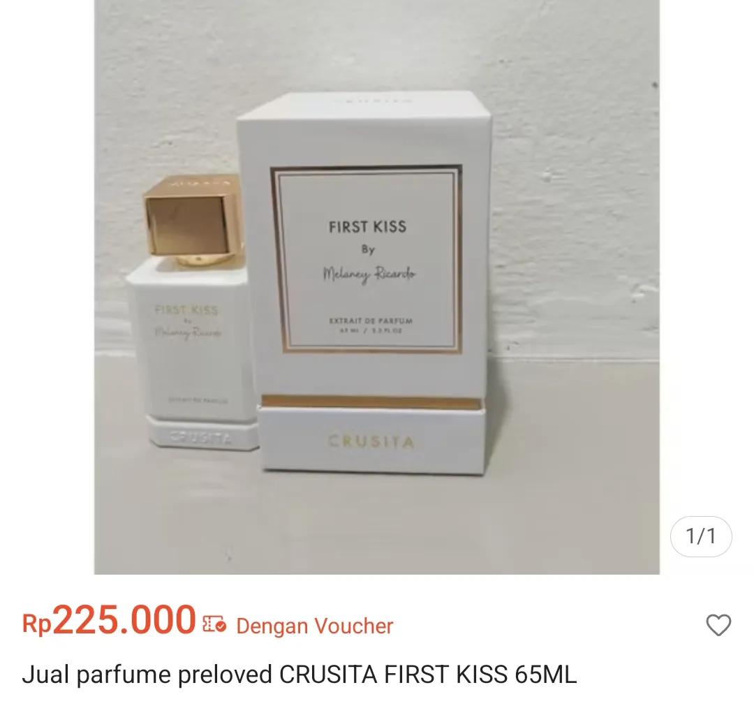 zielxya's tweet photo. Preloved Crusita First kiss 
Isi masin penuh
225k aja include adm shopee

Net https://t.co/RnznaDXAgx