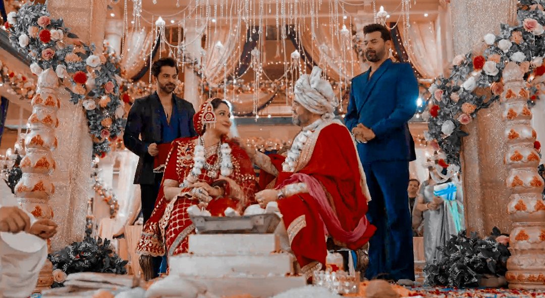 Kudmayi sequence was so beautifully written &amp; executed, seeing his mom dad getting married &amp; when his father said ily sudha ji , his happiness was 🥹❤️

#TumDenaSaathMera
