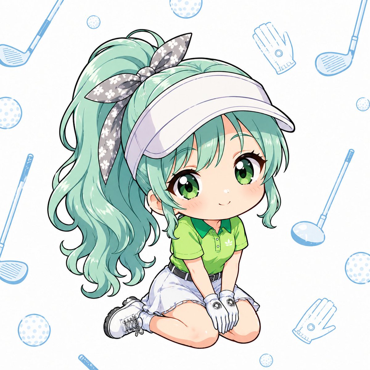 yude_gaeru's tweet image. グリーンちゃん、ポーズいくつか追加してみました。
#AIart #AIイラスト