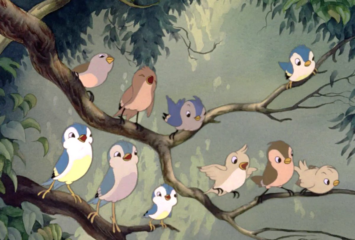 dreamyyarchive's tweet photo. the birds in snow white (1937) 🕊️ https://t.co/LQo7MeJlpj