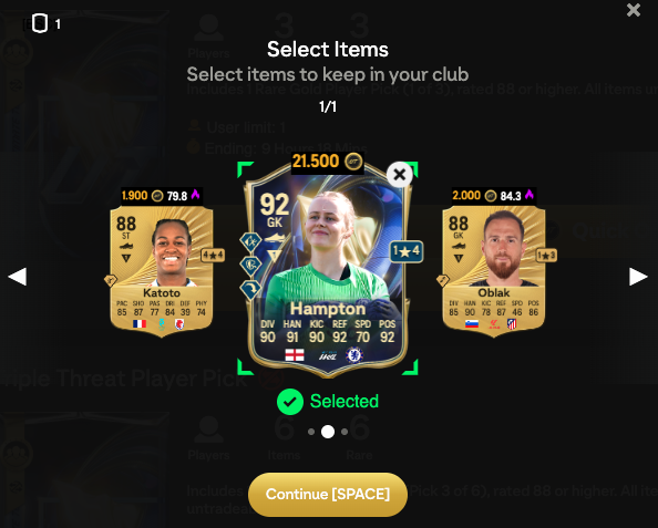 ZedFIFAofficial's tweet photo. 88+ Pick für 5k im Store! Kann man mitnehmen ✅ https://t.co/BD3CVD0ikZ