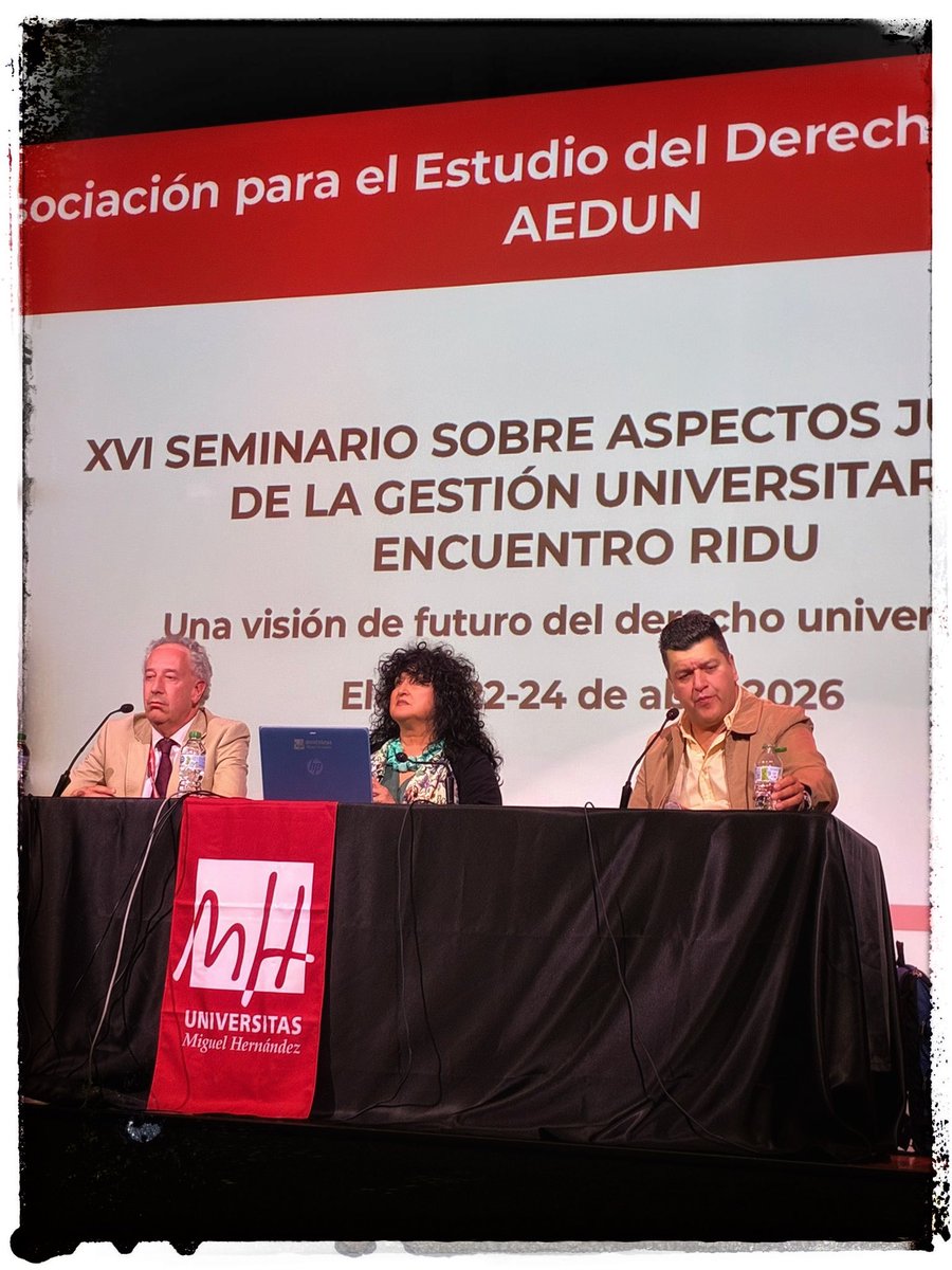 ANAICARO72's tweet photo. X Jornadas de la Red Iberoamericana de Derecho Universitario. -#RIDU @UniversidadMH https://t.co/l9Adtcqh3q