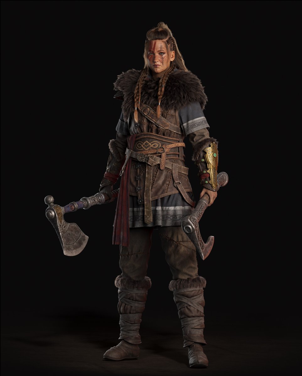 MitsArt3d's tweet image. Cold, iron, and no mercy—this is the Viking era. Fur, leather, metal.  Great references for Viking-themed work.
Set 11 #3Dart #gamedev #zbrush #Viking