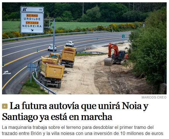 A verdade é que xa levan un mes ou máis, pero vese que non van moito a Santiago.