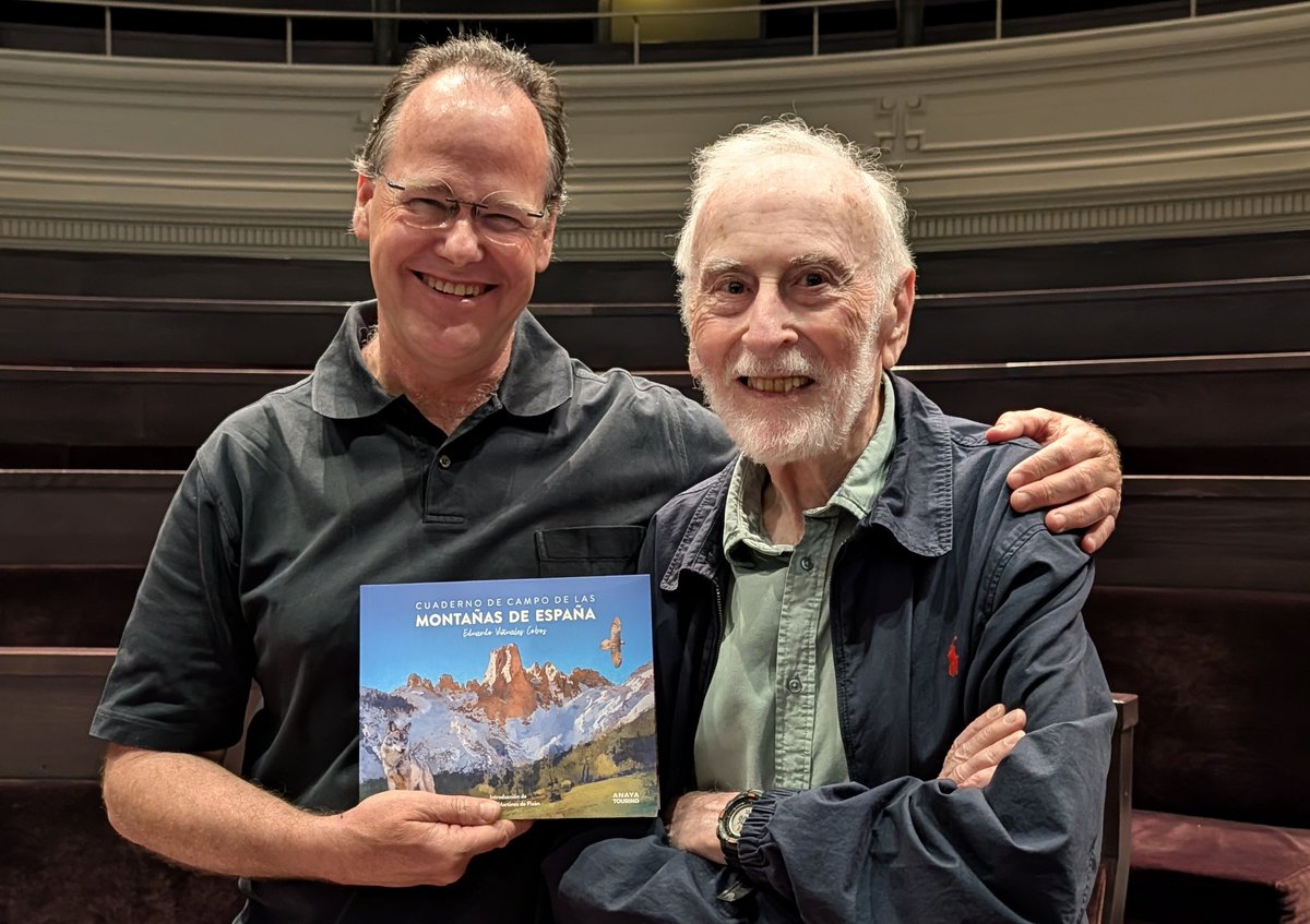 EduVinuales's tweet photo. Amigo de Madrid y alrededores. Por favor, apunta esto en tu agenda.
 🏔️ Presentación en el centro de Madrid, del libro MONTAÑAS DE ESPAÑA junto a Eduardo Martínez de Pisón.
🗓️ Lunes, 27 de abril de 2026.
🕖  19:00 h.
 🏣 Lugar: Librería de montaña Desnivel (Plaza de Matute, 6). https://t.co/LtfRqtFHKL