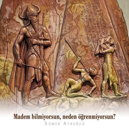 #saklıtarih 

SÜMERLER'İN HAZİN SONU!

Sümerler günümüzden 7-8 bin yıl önce Mezopotamya'ya yerleşerek yüksek bir uygarlık kurmuşlardı.

Kurdukları uygarlıkta rahat ve rehavet içinde yaşarken, Yıkılışından 100-150 yıl kadar önce yani günümüzden 4500 yıl önce Arabistan içlerinden