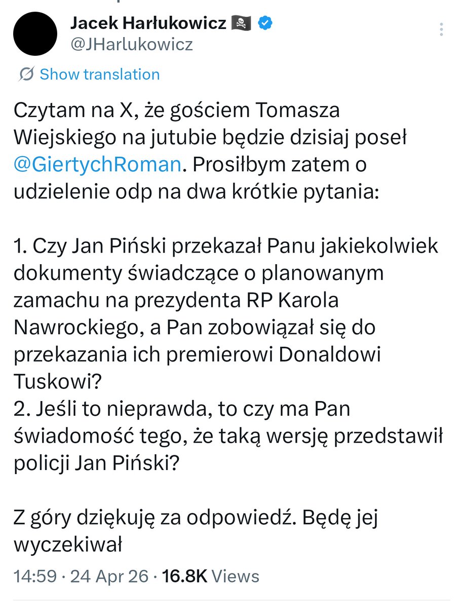Leszek Kraskowski Reporterzy Online tweet media
